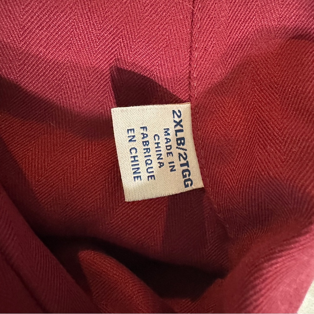 Tommy Bahama Men's Short-Sleeve Silk Camp Shirt Dark Red 2XLB - Picture 5 of 6